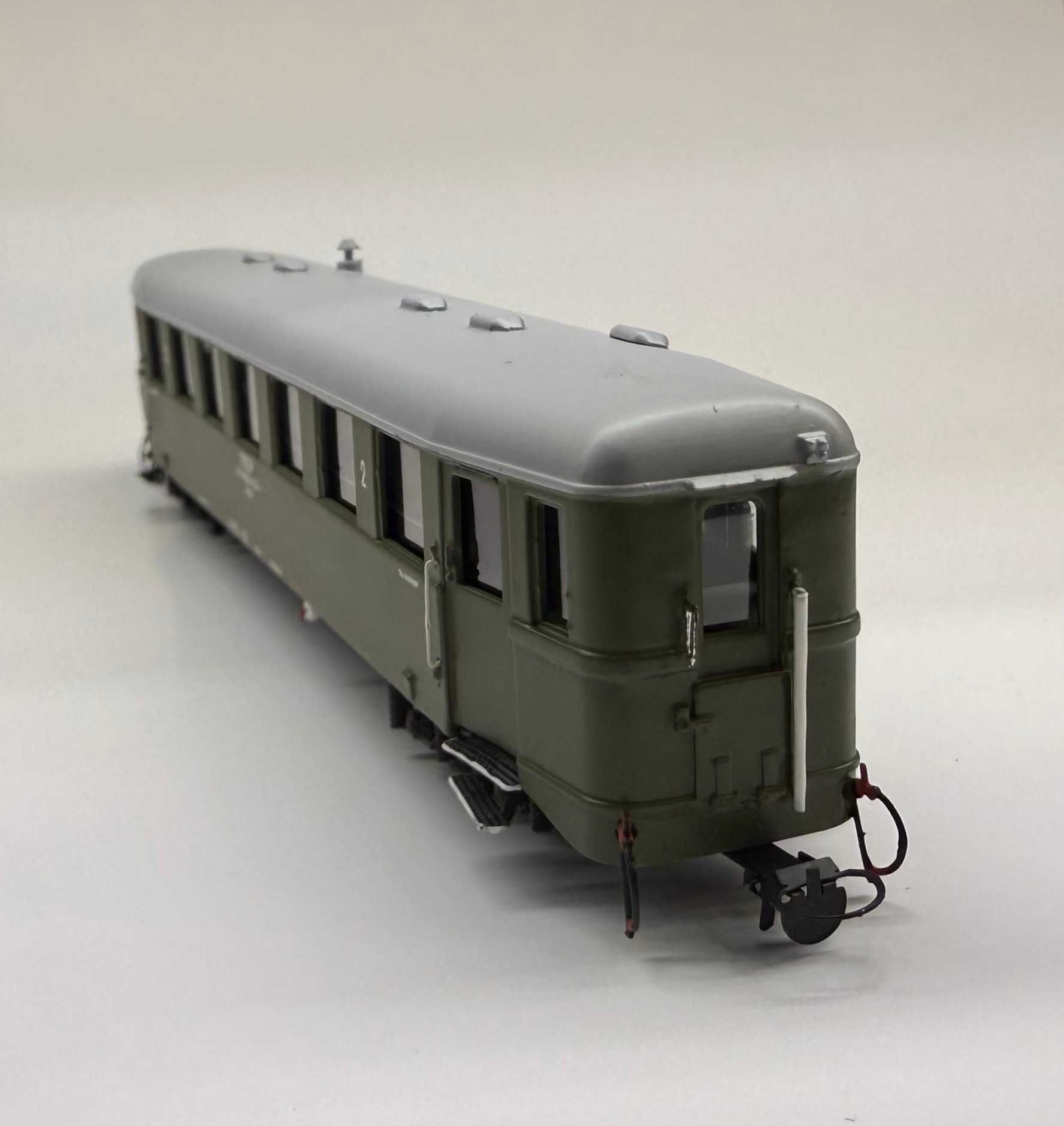 Wagon 1Aw PKP stacja Środa WLKP H0e 1:87