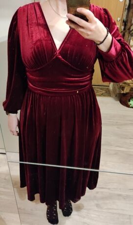 Нова оксамитова сукня shein 2 xl (54-56 р.)