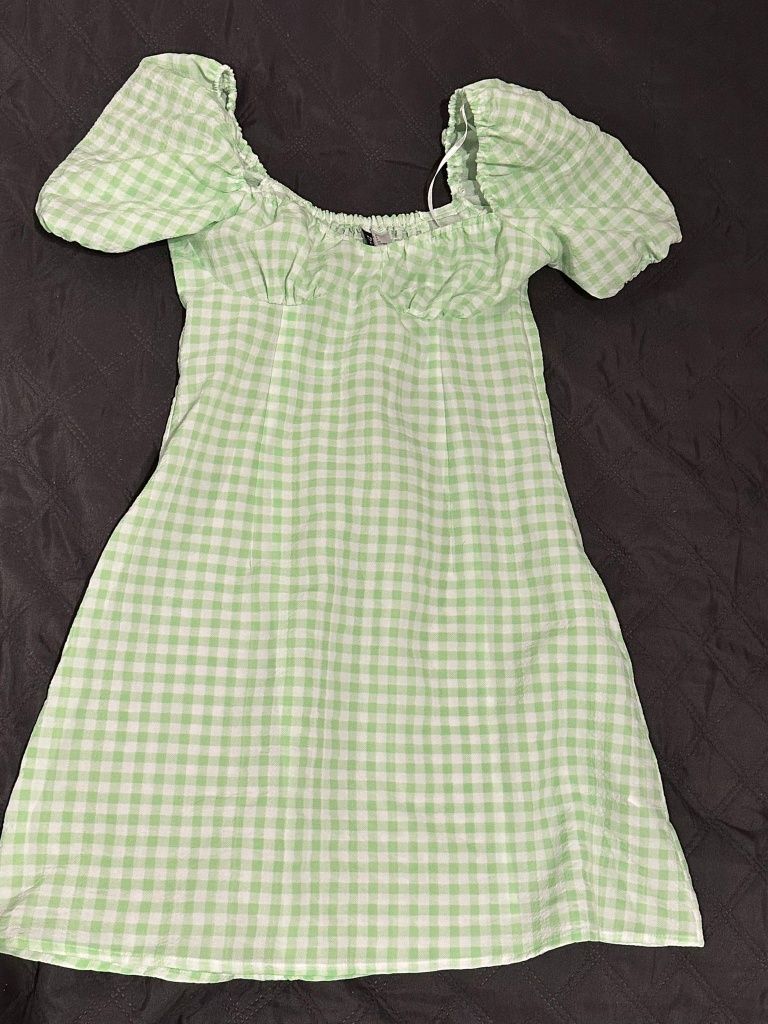 Zielona sukienka H&M rozm. S