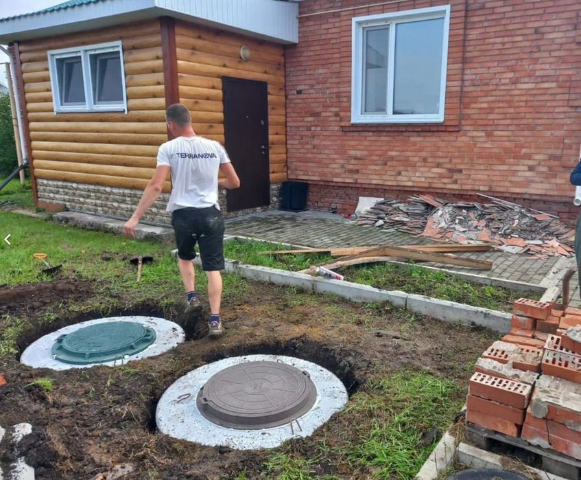 Канализация из бетонных колец септик - ВВ220 надёжно и качественно