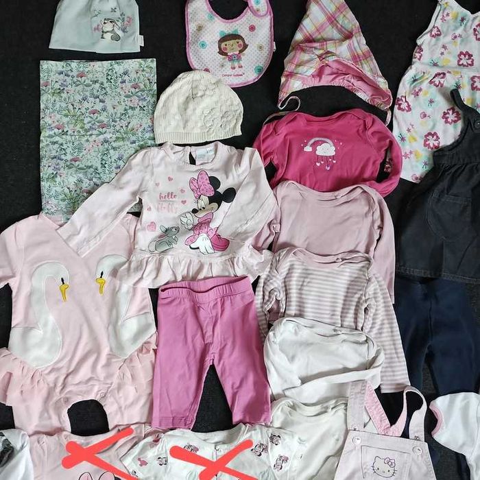 Zestaw H&M ubranek dla dziewczynki rozm. 74/80