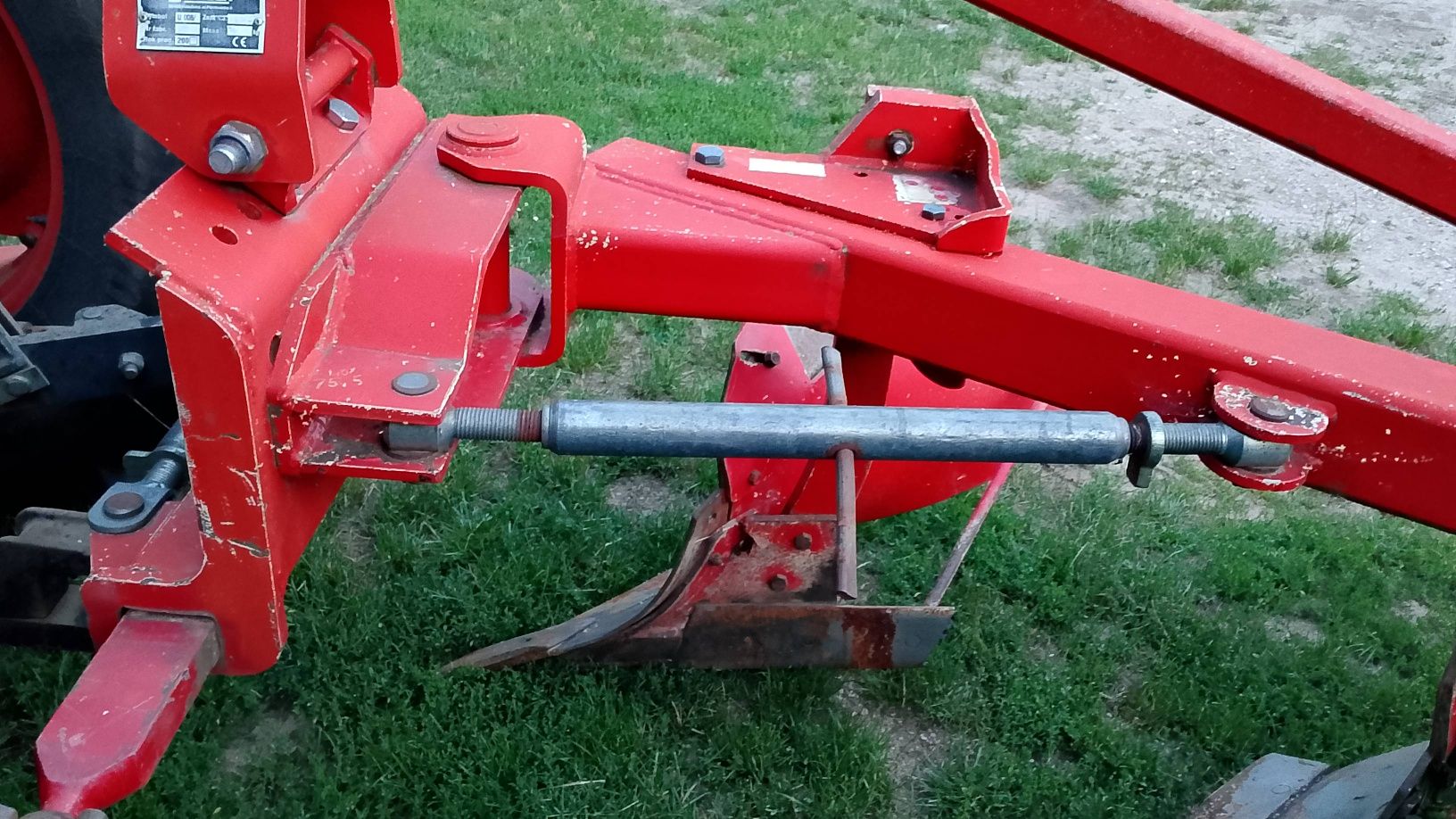 Pług Staltech 4 skibowy zagonowy
