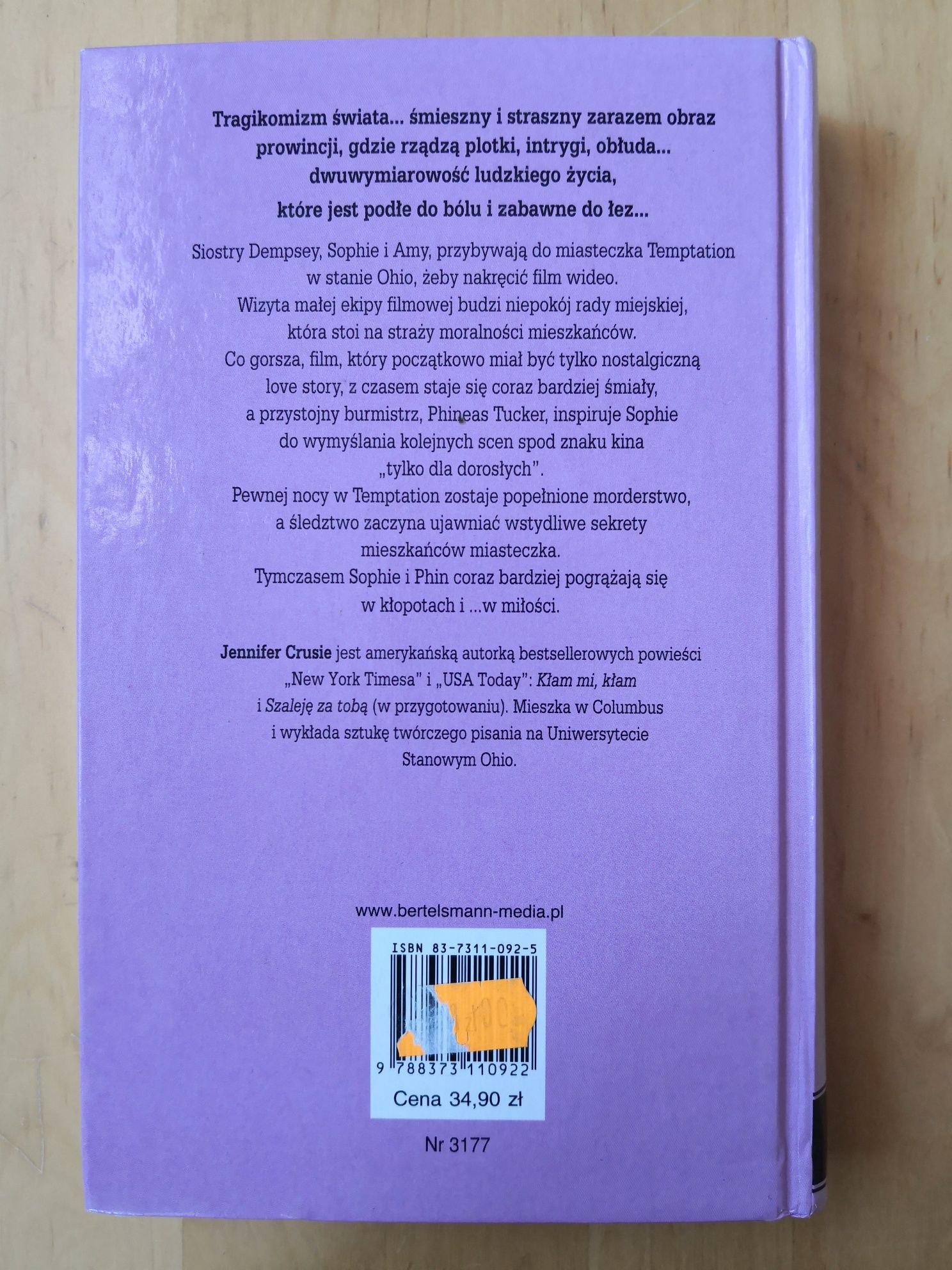 Książka Witamy w temptation Jennifer Crusie