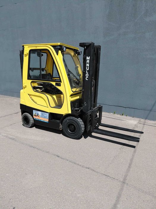 Wózek widłowy Hyster H1.6FT kabina, przesuw, 4 sekcje
