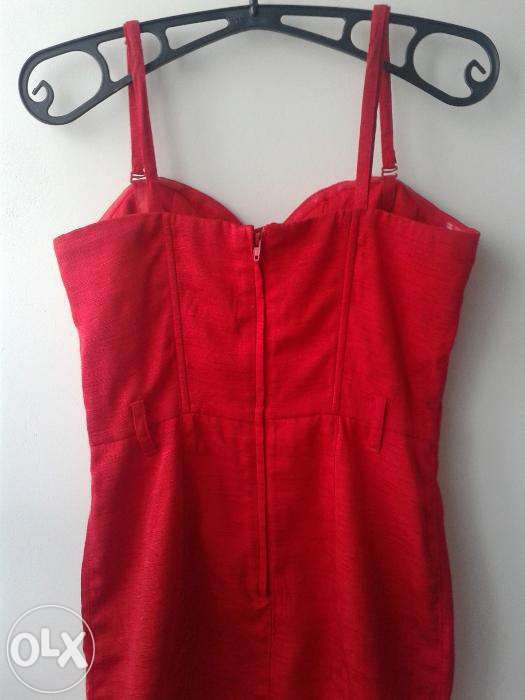 Czerwona mini h&m rozmiar xs