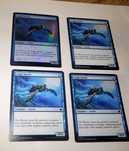 Zestaw 4x Aegis Turtle do gry Magic: The Gathering, w tym 1x FOIL.