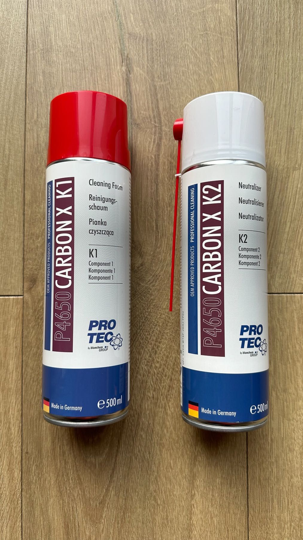 Środek PROTEC CARBON X K1 + K2 2x500ML P4650