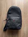 Tommy Hilfiger Leo Embossed PVC Sling Backpack