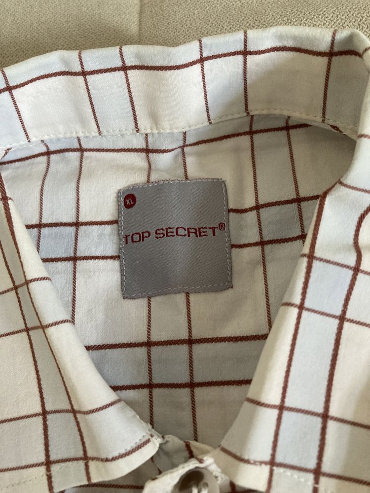 Koszula mlodzieżowa XL, krotki rękaw, Top Secret