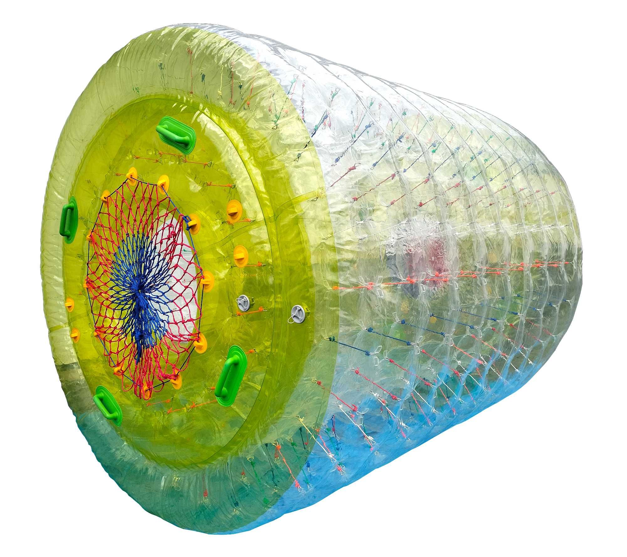 Walec na wodę wodny water roller dmuchany 2,5 m 3 komory pompowania