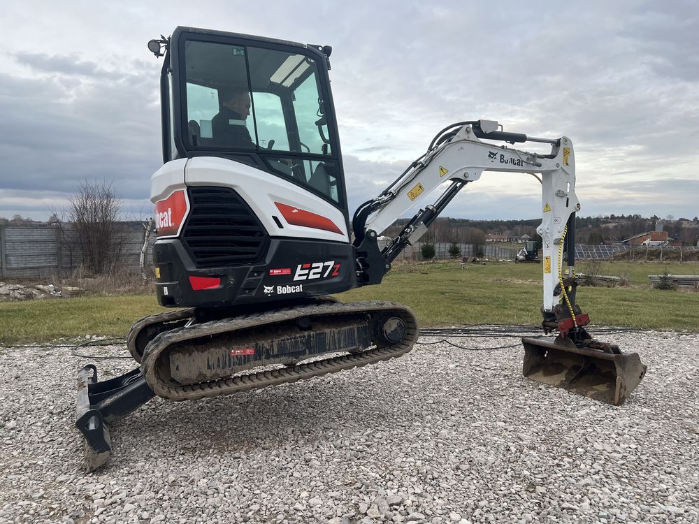 MINIKOPARKA Cat Catepillar BOBCAT 2019r wiertnica SERWIS