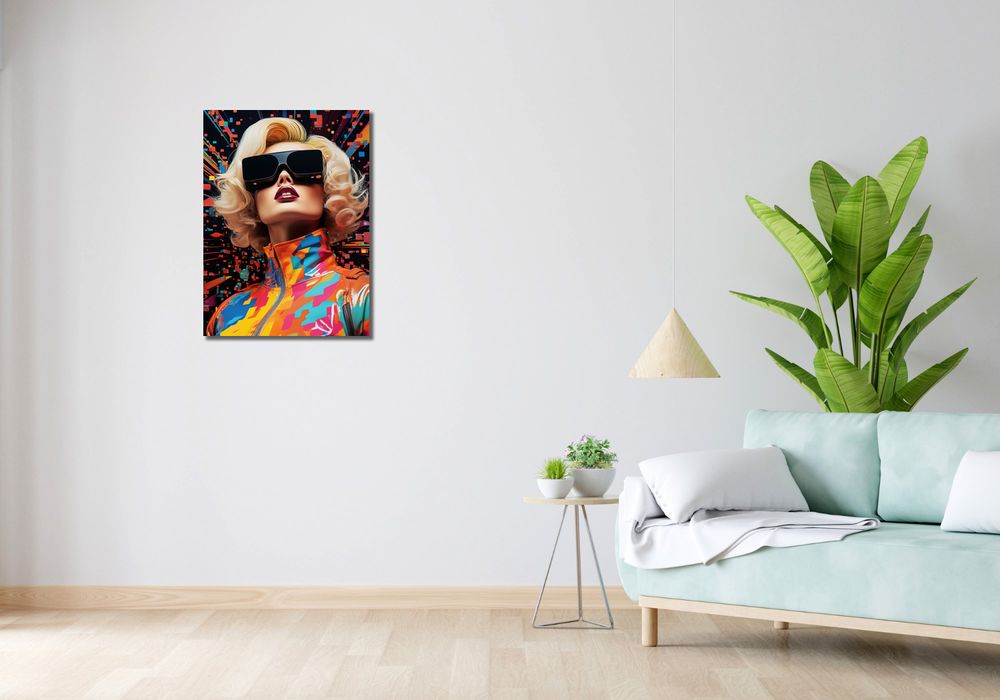 Obraz 50x70cm Retro Futuryzm