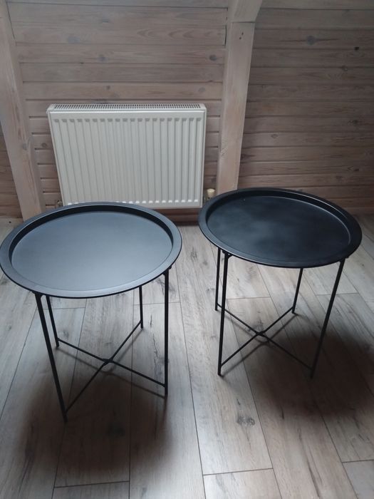 Продам 2 Столика RANDERUP д.47 см чорний