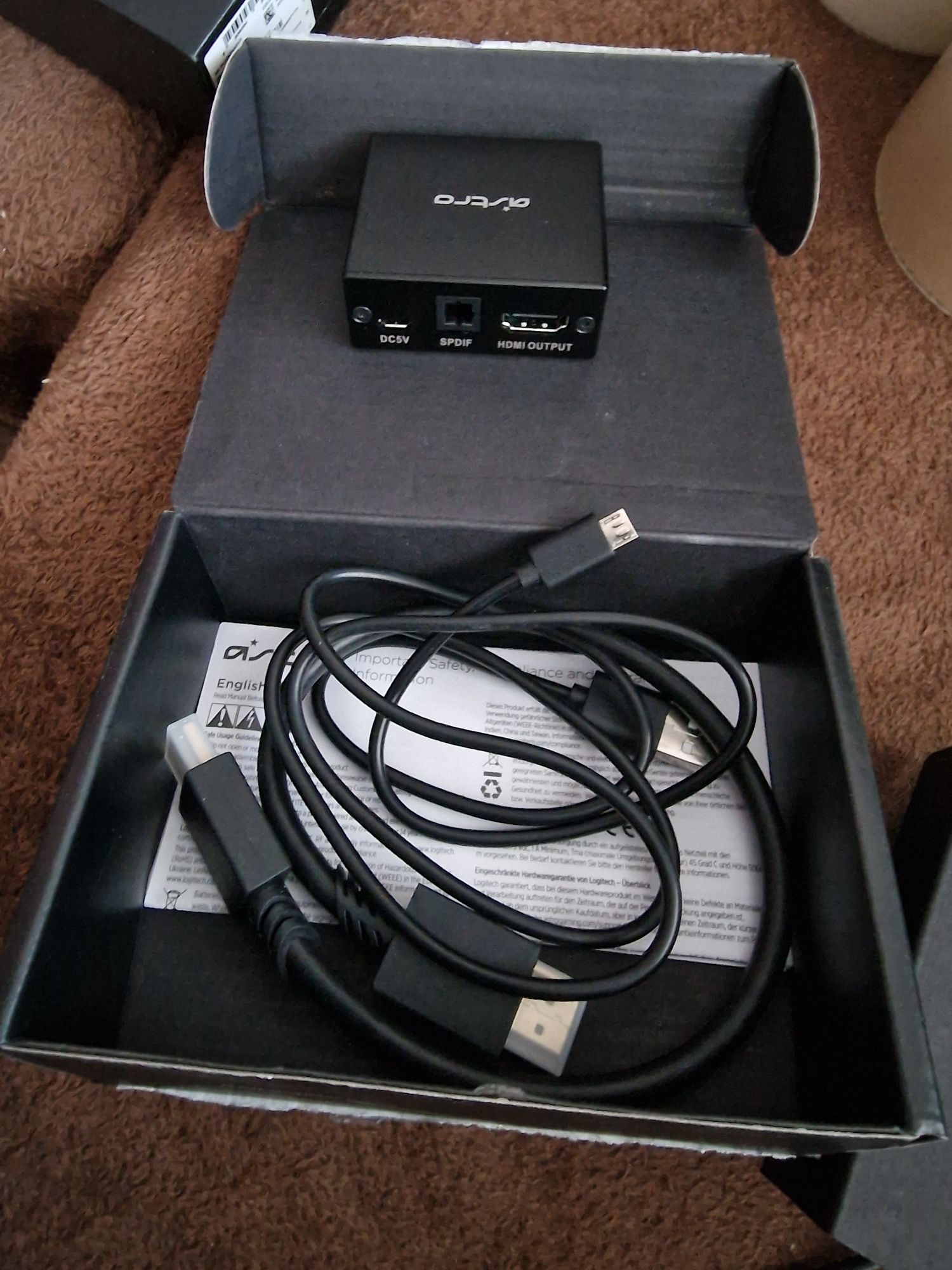 Astro a50 plus ps5 Hdmi adapter