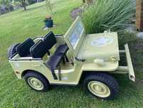 Wojskowy samochód elektryczny Jeep Auto na akumulator dla dzieci Khaki