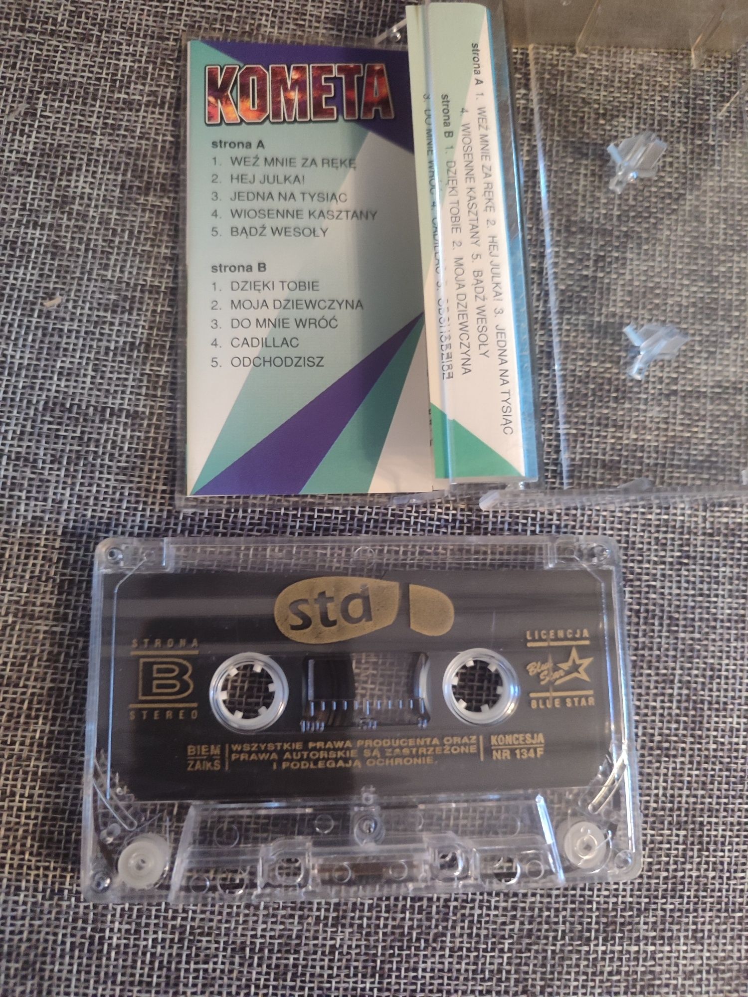 KOMETA jedna na tysiąc disco polo kaseta audio