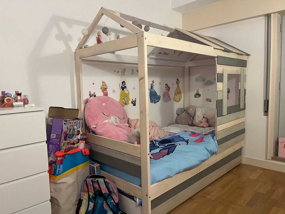 Cama de Criança Estilo cabana | 90x190