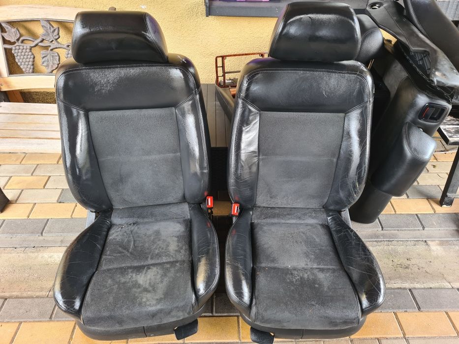 skora vw passat b5 fotele boczki drewno