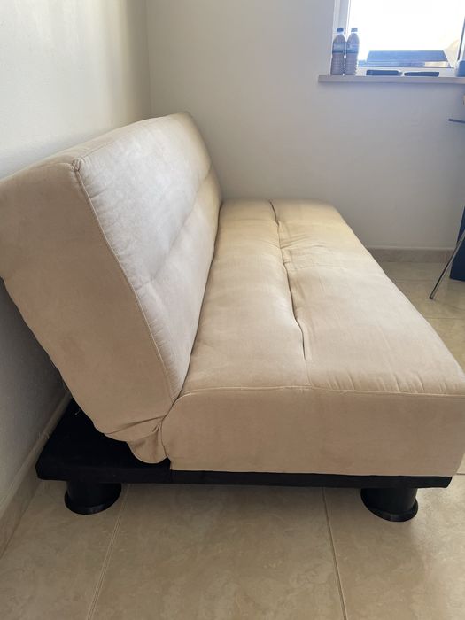 Sofá Reclinável Bege