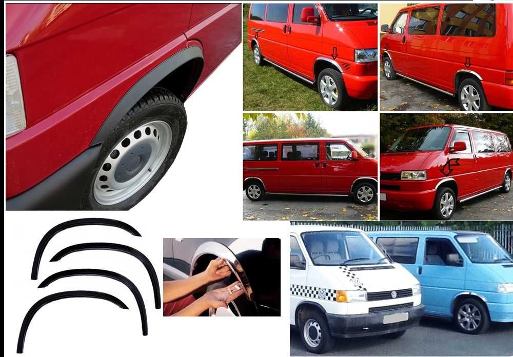 VW T4 Bus Nakładki na Błotnik listwa nadkola lewy prawy zestaw nowy