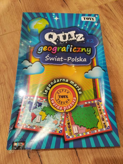 Nowa gra planszowa Quiz geograficzny Świat - Polska Toys
