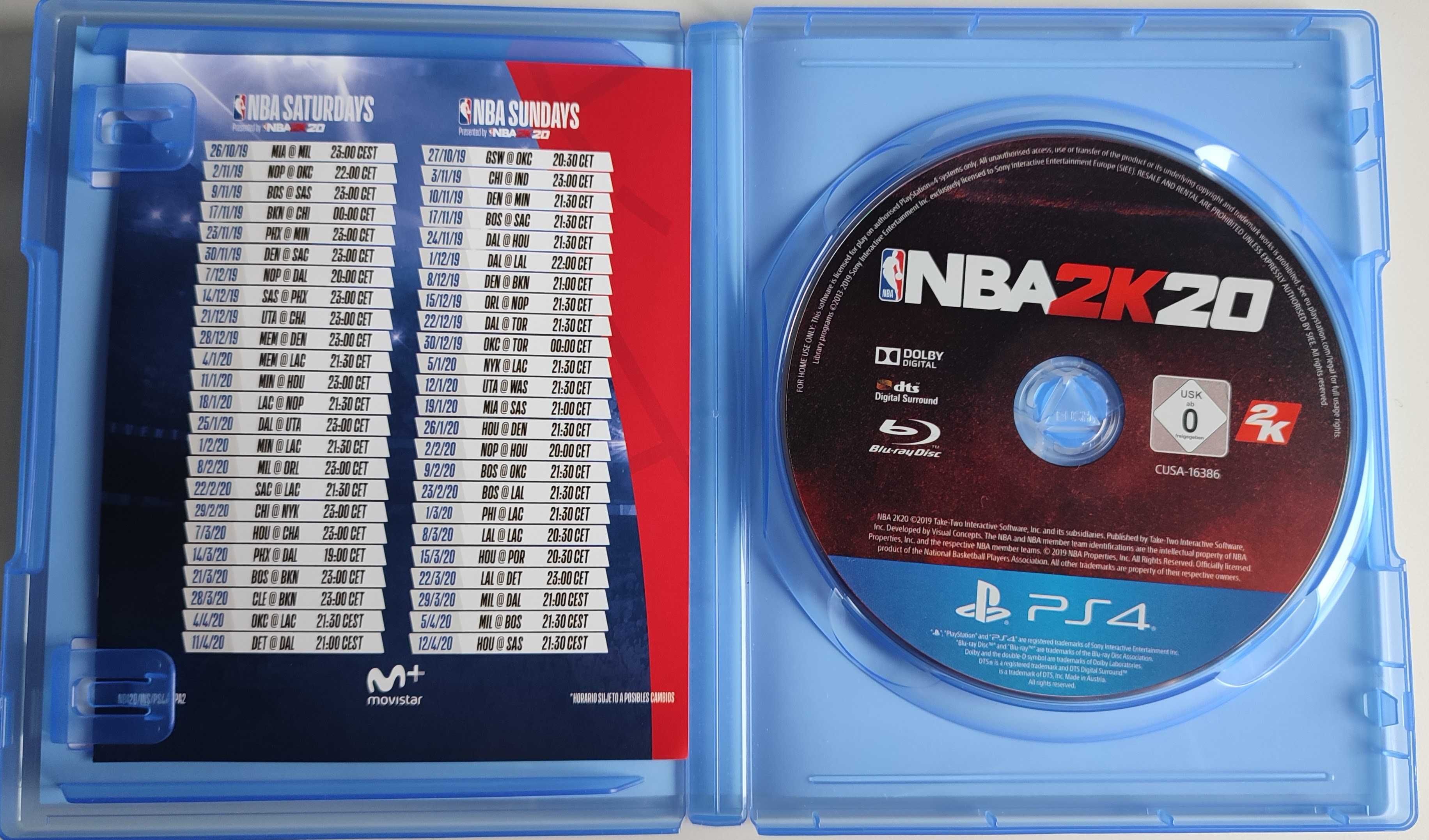 Jogo PS4 NBA2K20