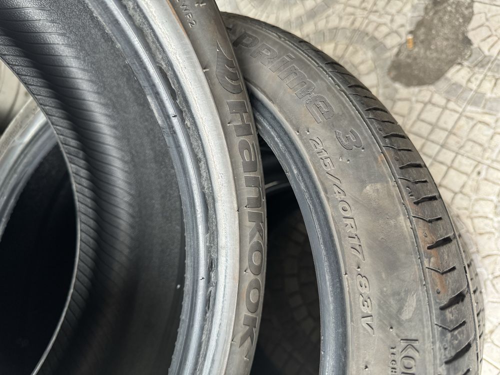 Pneus 215/40/17 Hankook ventus prime