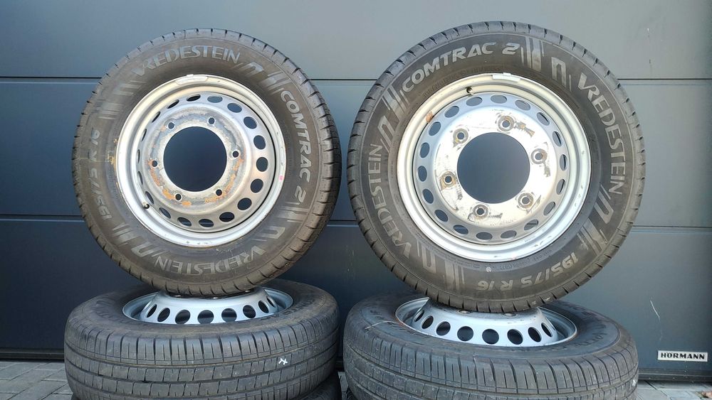 Koła Letnie 195/75/16C Vredestein 6szt 9mm Sprinter Bliźniak