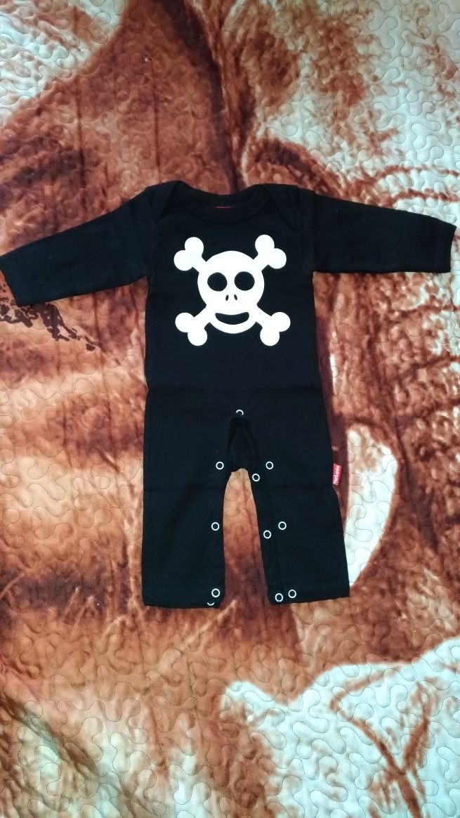 Kostium, strój karnawałowy, przebranie pirat dla niemowlaka 0-6 m.