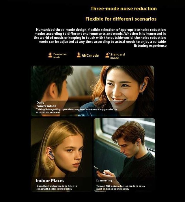 ⇒ KZ Krio - беспроводные наушники с LDAC и aptX, ANC 55dB, 8/32ч.