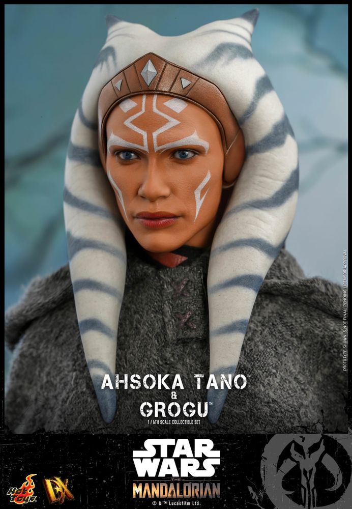 Фигурка 1/6 hot toys dx 21 THE MANDALORIAN – AHSOKA TANO & GROGU