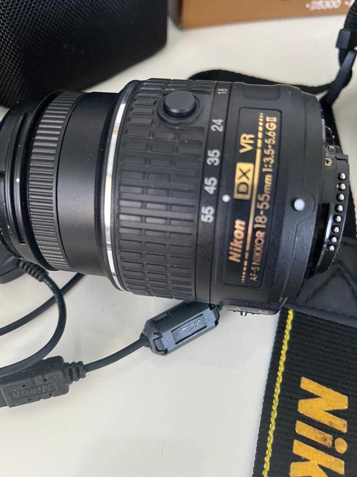 Nikon d5300 + 2 obiektywy + osprzęt + pokrowce + torba