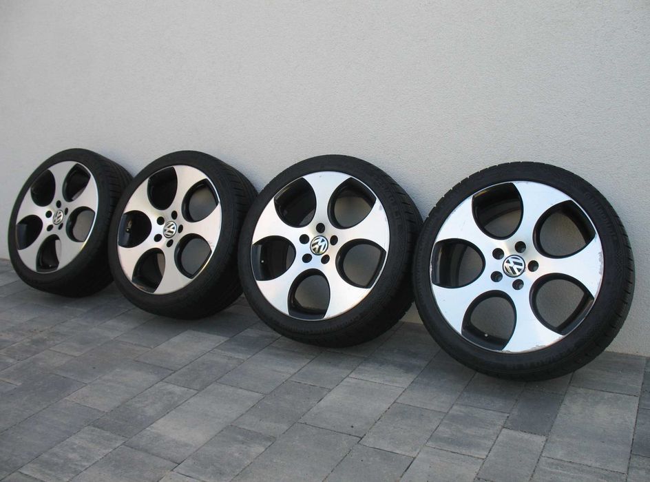 Alufelgi Detroit VW Golf GTI 18cali z oponami Continental oryginał oem