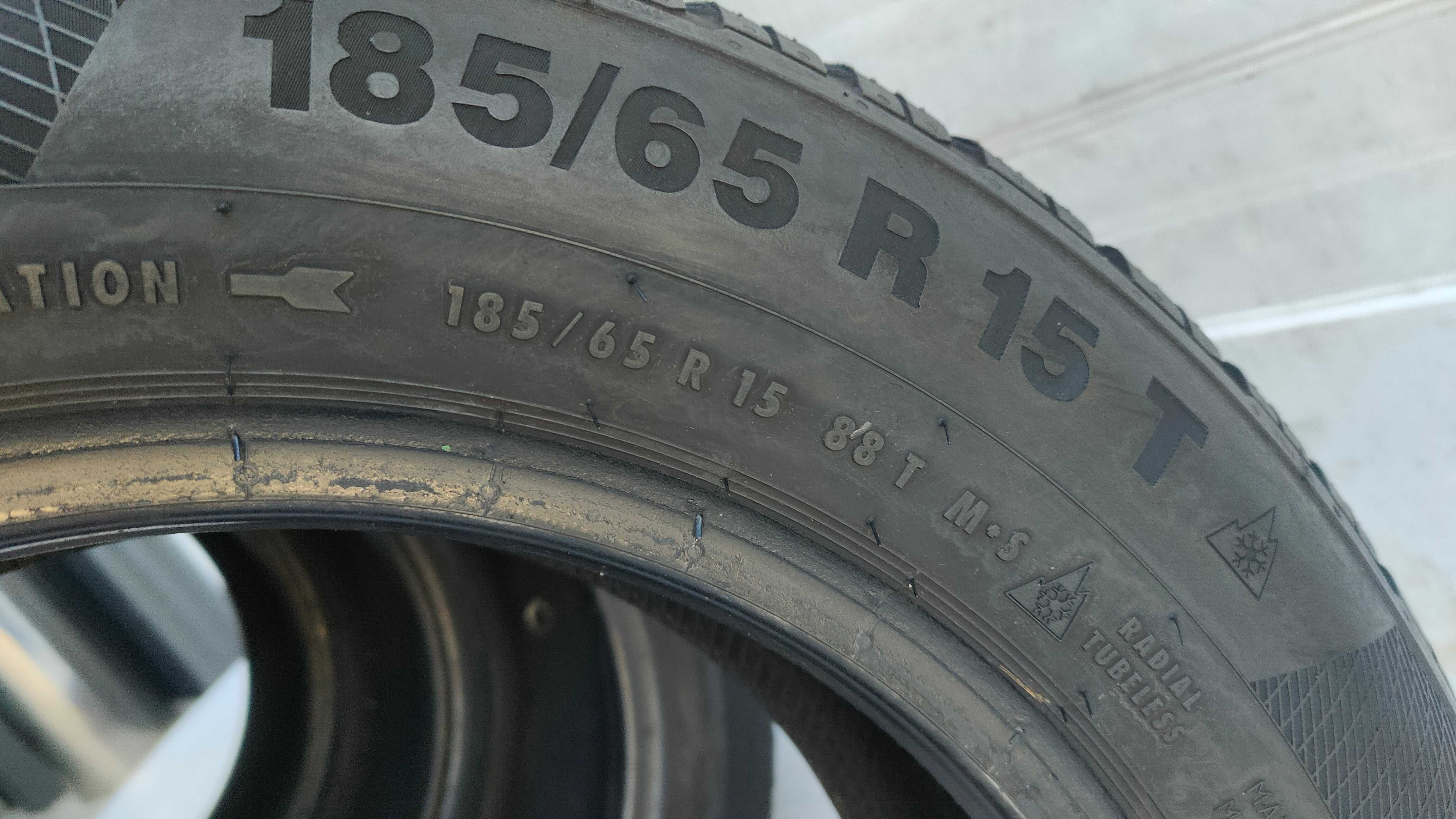 Opony Zimowe 185/65/15 Continental 4szt