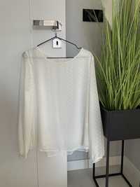 Piękna biała bluzka plumeti TOP STUDIO idealna do pracy