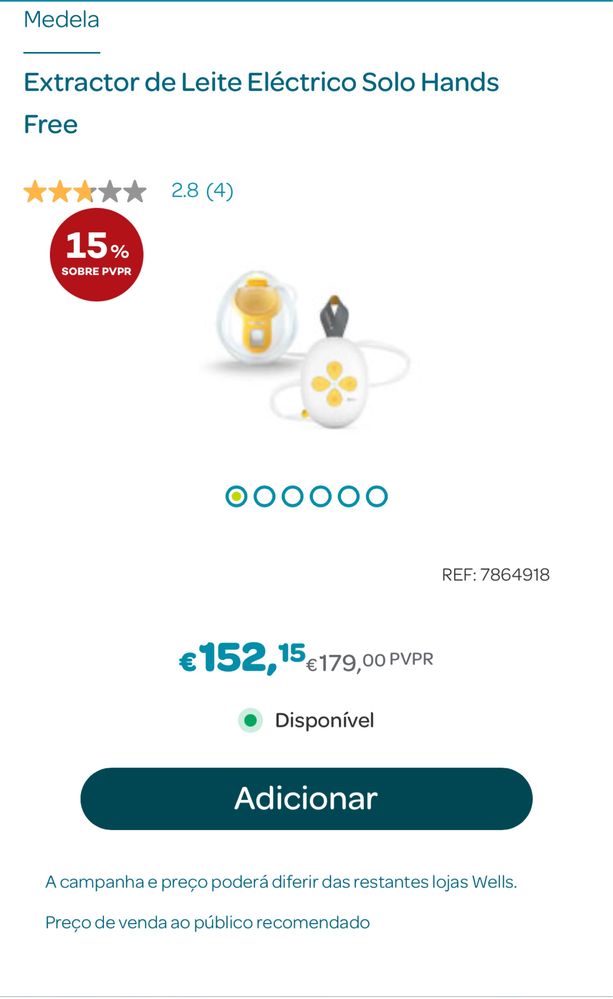 Tira-leite electrico Medela x2