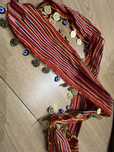 Turecka handmade chustka opaska bandana regionalna czerwona