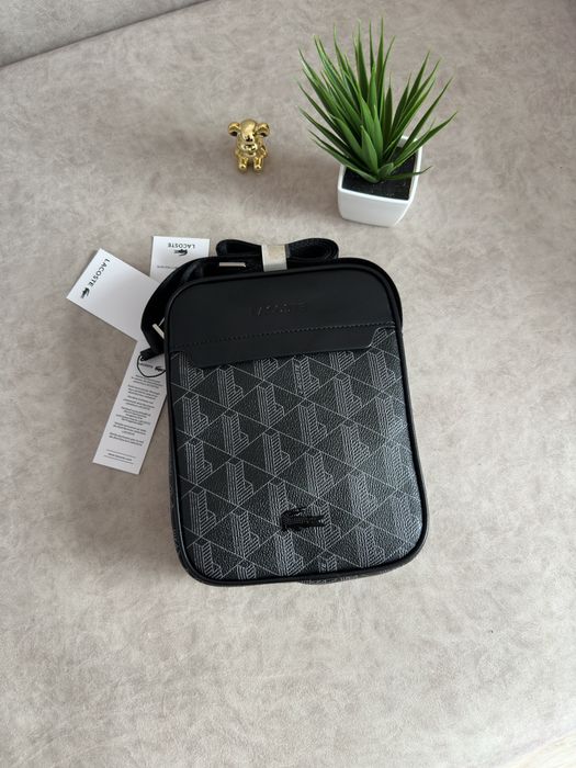 Сумка Lacoste Monogram | Crossbody Bag | мессенджер | лакоста лакосте