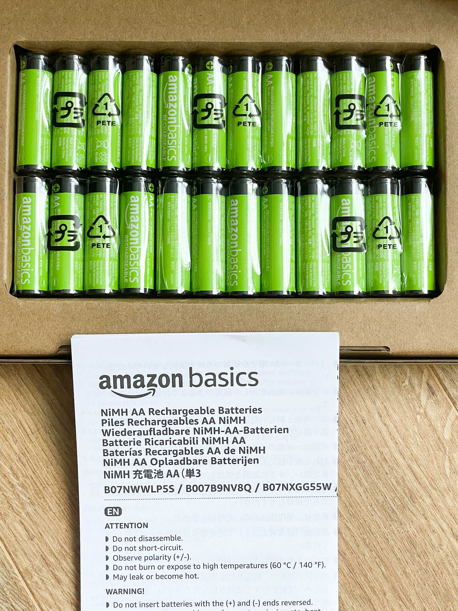 НОВІ Акумулятори батарейки Amazon пальчикові АА 2000 мАч 4 штук