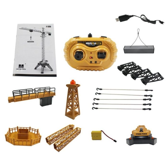 Guindaste Grua Torre Huina 1585 12 canais 2.4Ghz