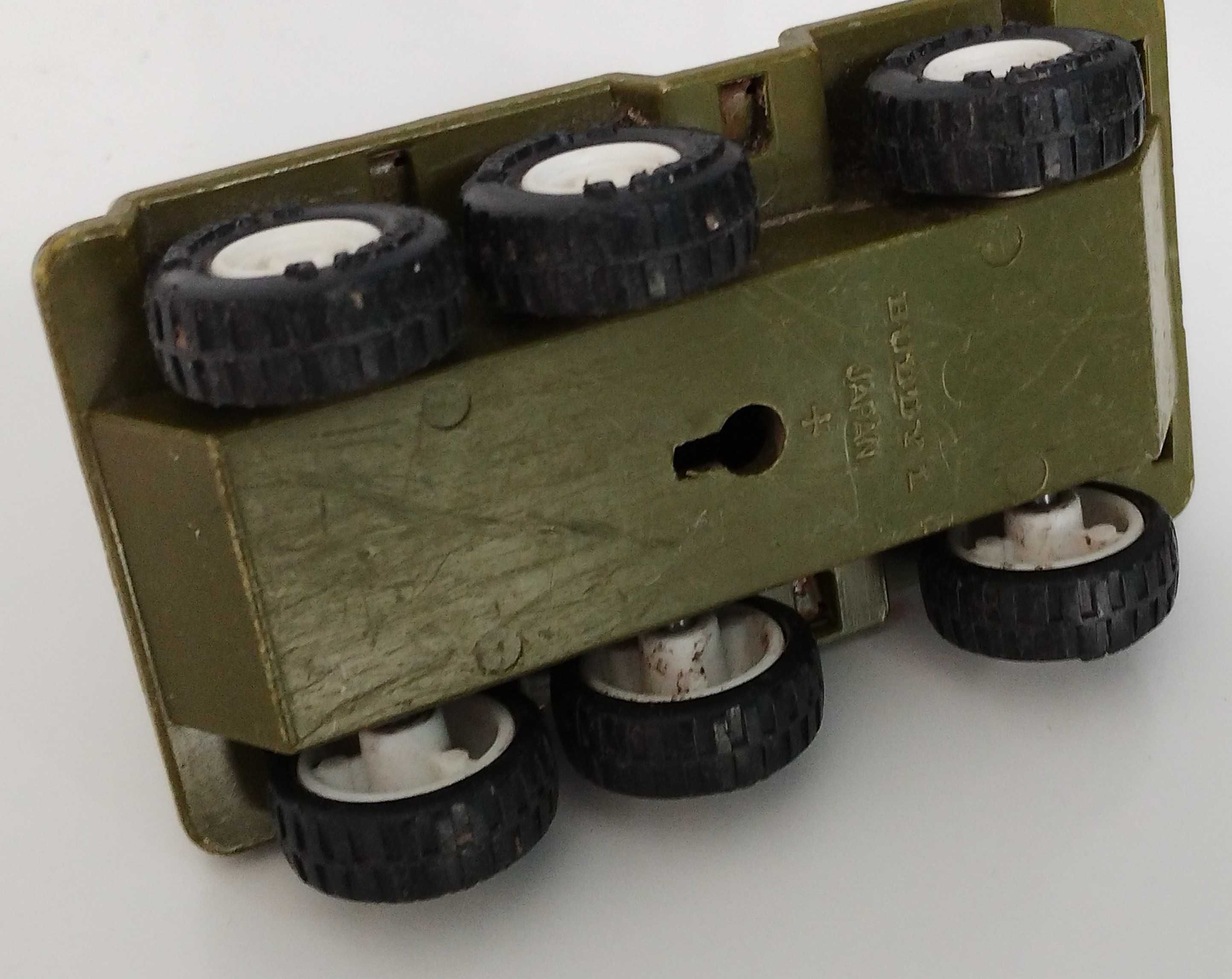 made in Japan metalowy czołg transporter wóz pancerny Buddy retro prl