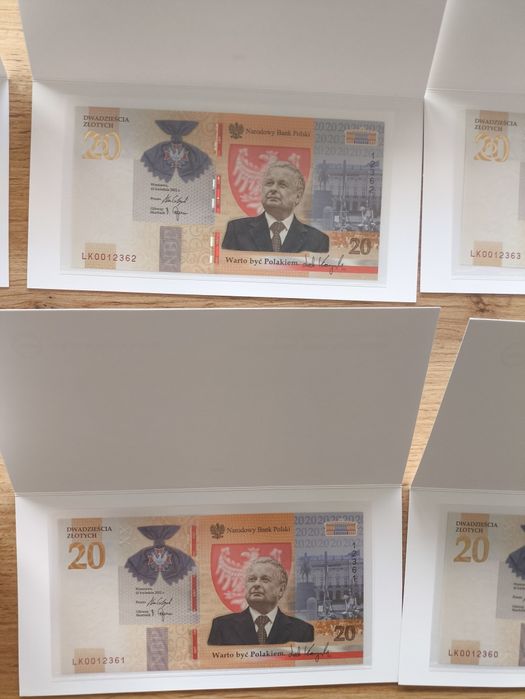 20 zł Lech Kaczyński - banknot kolekcjonerski
