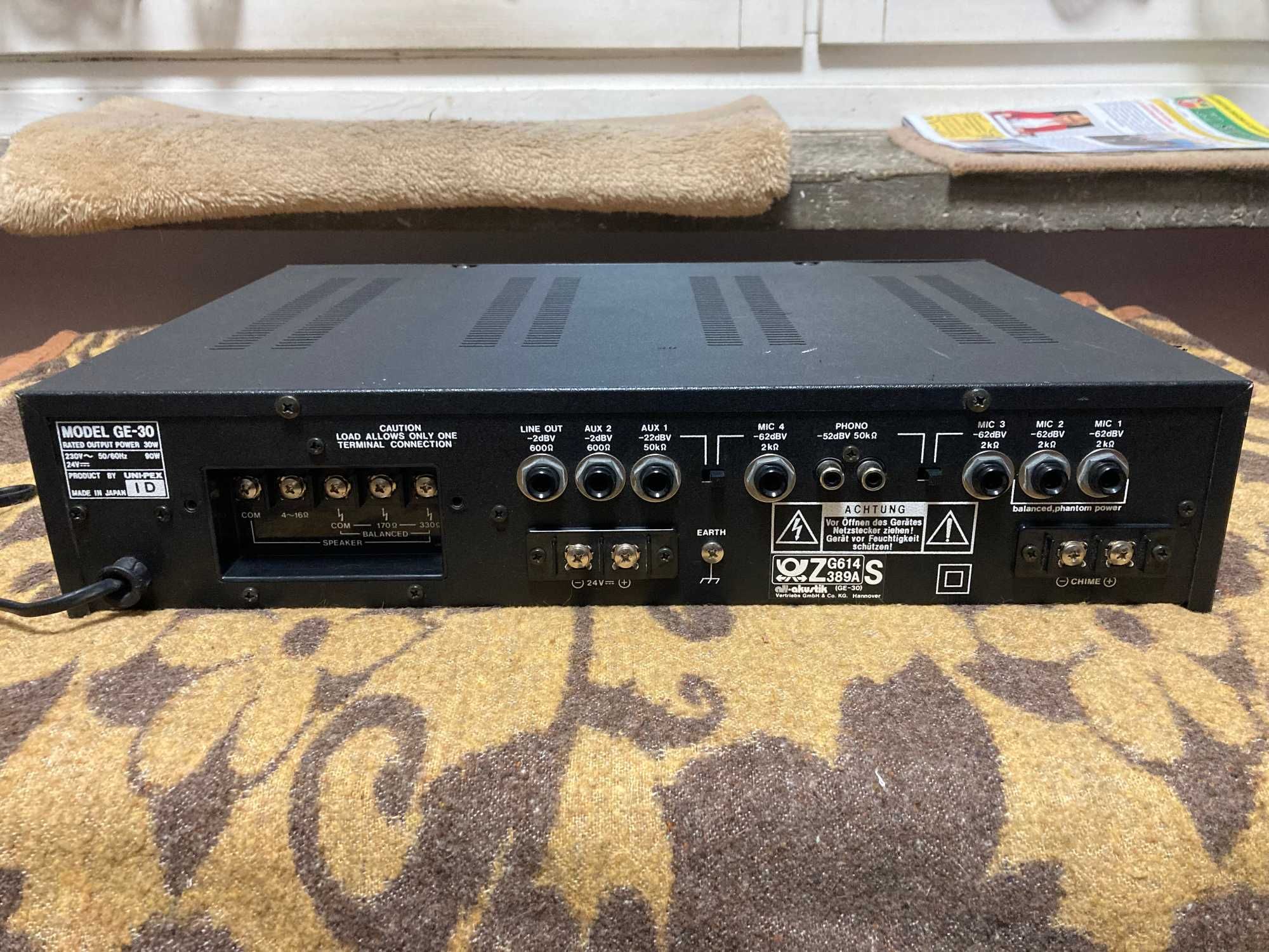Quadral GE-30 wzmacniacz miksujący mieszający Made in Japan