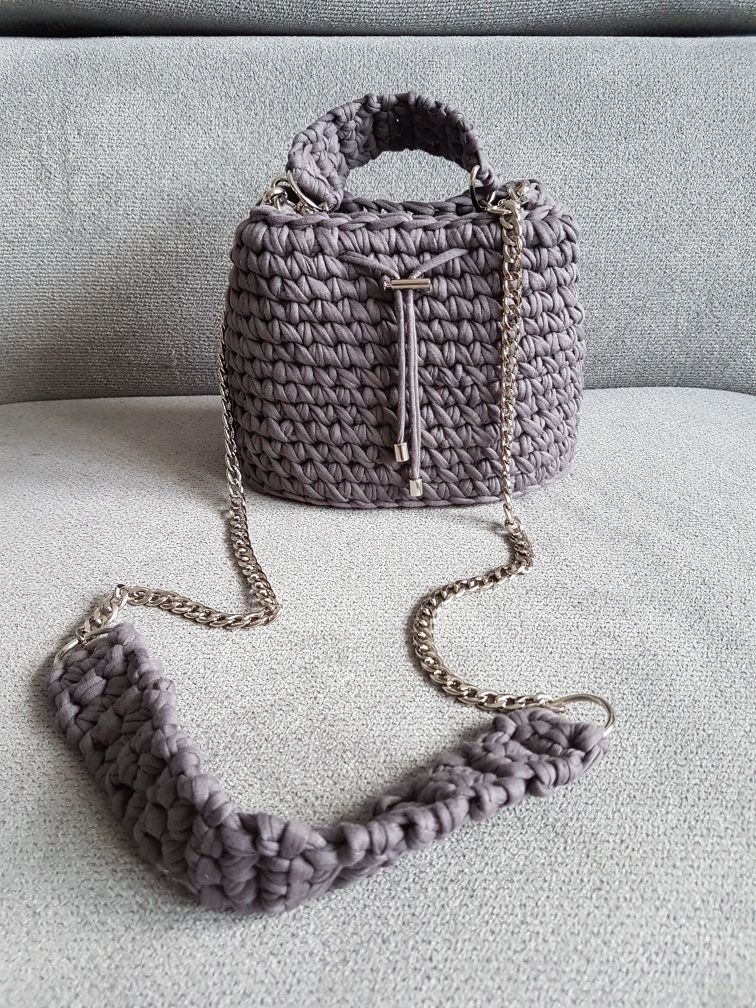 Torebka handmade na szydełku Cotton Bag