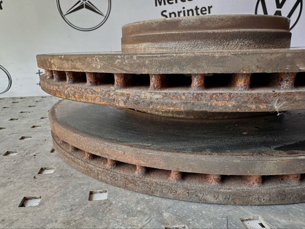 Диск тормозний VW Crafte /MS Sprinter w906 / Передні, задні /