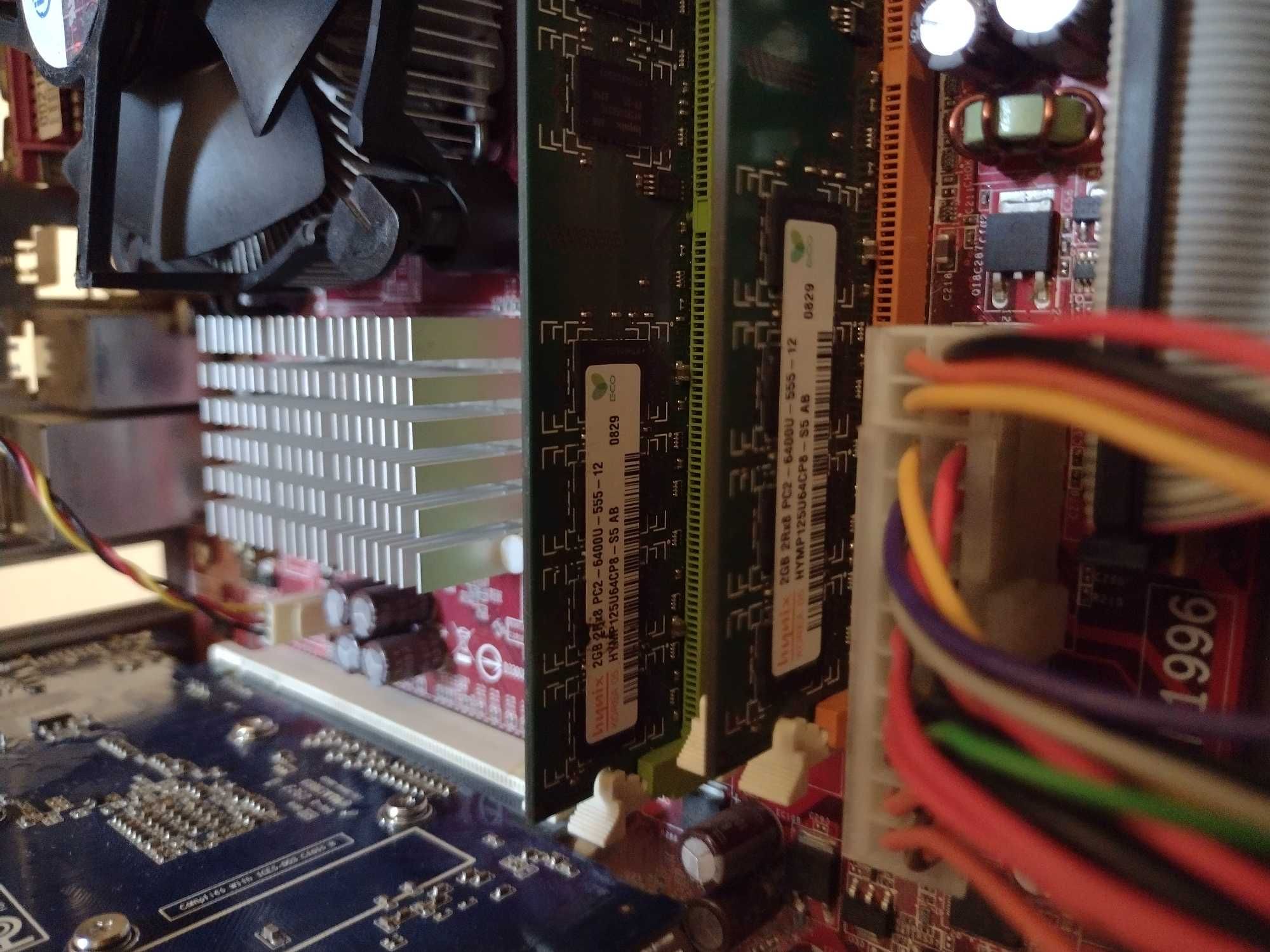 Компьютер Core 2 Duo E8400, 4gb RAM, Zotac GeForce 9500GT