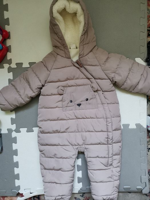 Nowy zimowy kombinezon H&M 74 miś