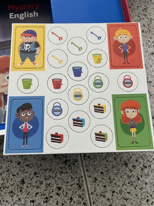 Jogo tabuleiro mystery inglish