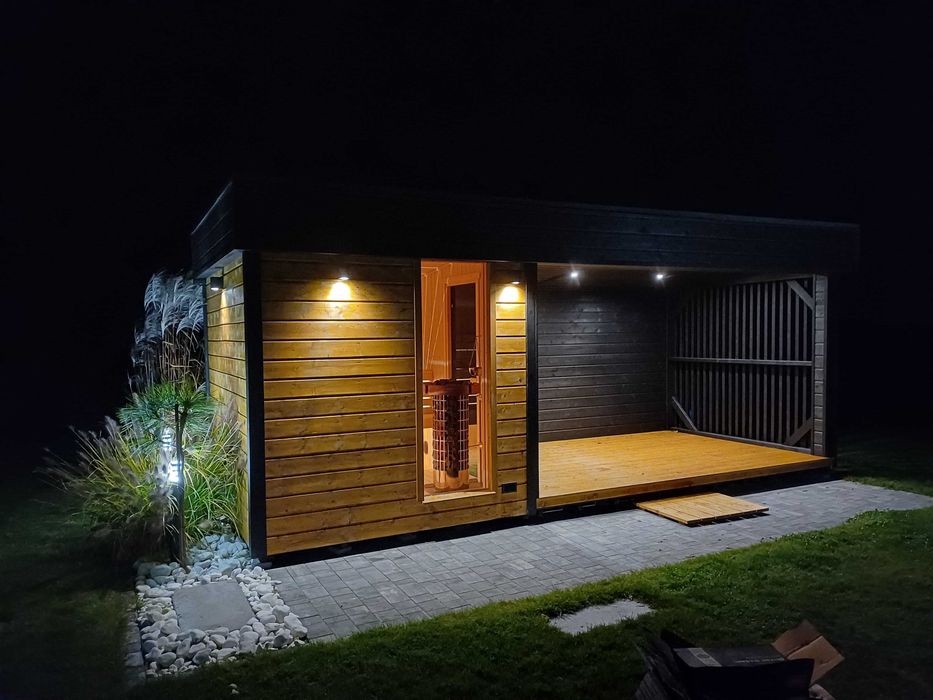 Sauna Ogrodowa ocieplona z dużym Tarasem - indywidualne realizacje!