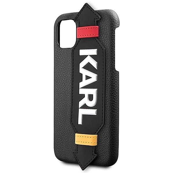 Etui Karl Lagerfeld Strap na iPhone 11 Pro 5,8" - czarne